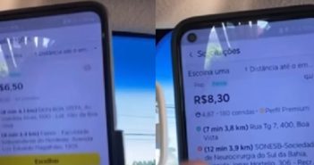 MOTORISTAS DE APLICATIVO PROTESTAM EM VITÓRIA DA CONQUISTA DEVIDO AOS BAIXOS VALORES E SE RECUSAM A ACEITAR CORRIDAS. CONFIRA: